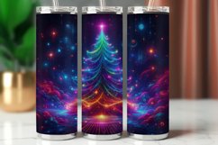 Tumbler Wrap 20 oz - neon glow christmas tree Product Image 1