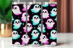Tumbler Wrap 20 oz - cute ghost halloween Product Image 1