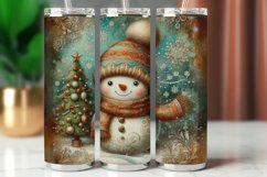 Tumbler Wrap 20 oz - snowman Product Image 1