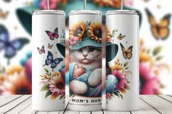 Mother's Day Tumbler Wrap Sublimation 20oz Skinny Tumbler 