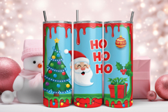 Ho ho ho Christmas Tumbler Wrap Product Image 1