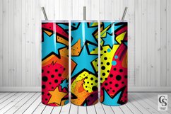 Abstract Comic Pop Art Seamless Pattern Digital Papers Product Image 2