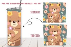 Bear Family 20Oz Tumbler Sublimation Product Image 2