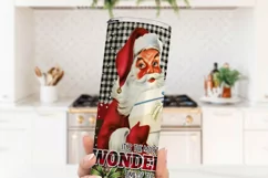 Dear Santa Lets Negotiate Funny Tumbler Wrap PNG Product Image 2