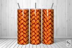 Orange Woven Knitted Digital Papers Product Image 5