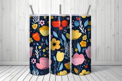 Spring Floral Garden Seamless Pattern Digital Papers Product Image 2