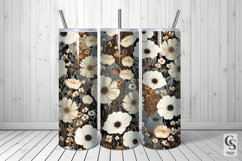 Neutral Vintage Blooming Flowers Digital Papers Product Image 4
