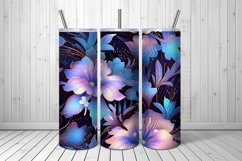 Holographic Flowers Seamless Pattern Digital Papers Product Image 2