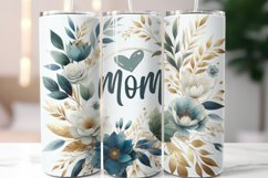 Flowers Mom Tumbler wrap 20 oz Skinny Tumbler Product Image 1