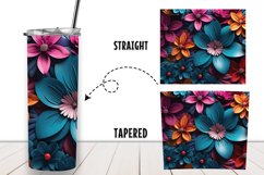 3D Flower Tumble Sublimation Wrap Product Image 2