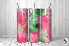 Pink Green Summer Alcohol Ink Digital Papers Product Image 5