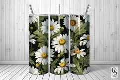 Chamomile Flowers Seamless Patterns, Floral Digital Papers Product Image 5
