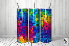 Rainbow Pixels Seamless Pattern Digital Papers Product Image 2