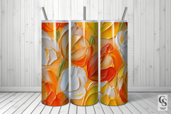 Impasto Painted Bright Tulip Florals Patterns Product Image 4