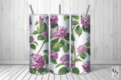 Purple Hydrangea Floral Seamless Pattern Product Image 5