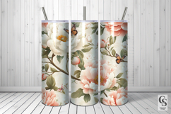 Vintage Pink Peony Flowers Seamless Patterns Product Image 3