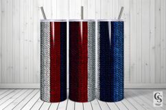 Patriotic Knitted Stripes Seamless Patterns Product Image 5