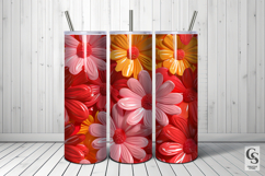 3D Acrylic Paint Flowers Seamless Patterns Product Image 5