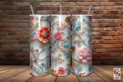Beaded Floral Embroidery Seamless Patterns Product Image 5