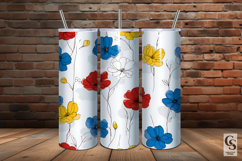 Cute Minimal Floral Seamless Pattern Product Image 4