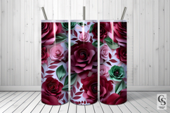 Paper Rose Flowers Seamless Patterns Product Image 4