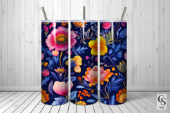 Vibrant Botanical Flowers Seamless Pattern Product Image 5