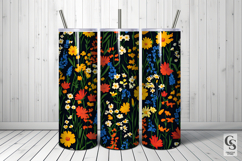Colorful Wildflowers Seamless Patterns Product Image 5