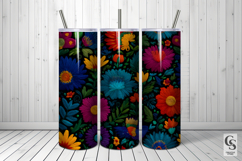 Mexican Flowers Embroidery Seamless Patterns Product Image 5