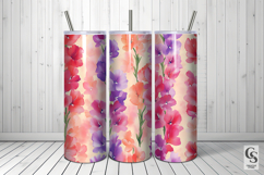Watercolor Summer Flowers Patterns Product Image 3
