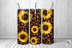 Sunflowers and Coffee Beans Patterns Product Image 5