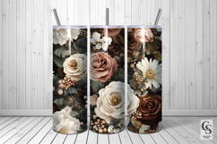 Boho Bouquet Flowers Seamless Patterns Product Image 5