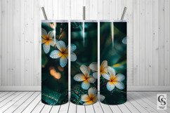 Summer Plumeria Flowers Seamless Patterns Product Image 3