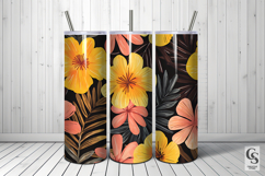 Tropical boho flowers Seamless Patterns Product Image 2