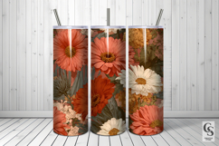 Retro Boho Flowers Seamless Patterns Product Image 3