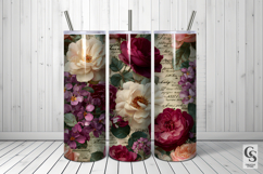 Antique Roses and Lilac Digital Papers Product Image 5