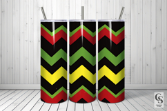 Juneteenth Chevron Zigzag Digital Papers Seamless Patterns Product Image 4