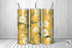 Delicate Daisy Flowers Seamless Pattern Product Image 5