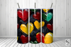 Black History Impasto Hearts Patterns Product Image 5