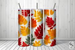 Fall Colorful Leaves Seamless Patterns Product Image 2