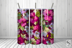 Romantic Hibiscus Flowers Seamless Pattern Product Image 5