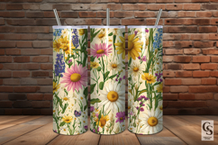 Vintage Dried Wildflowers Seamless Patterns Product Image 5