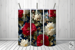 Patriotic American Floral Seamless Patterns Product Image 5