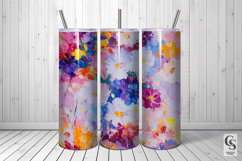 Abstract Painted Flowers Seamless Patterns Product Image 4