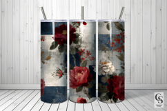 American Patchwork Floral Collage Seamless Patterns Product Image 5