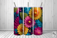 Bright Felt Flowers Seamless Patterns Product Image 4