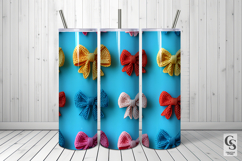 3D Crochet Coquette Bows Seamless Patterns Product Image 3