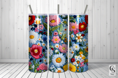Spring Floral Embroidery Seamless Patterns Product Image 5