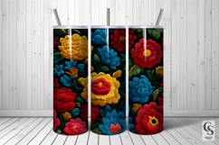 Mexican Floral Embroidery Seamless Patterns Product Image 2