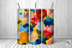 Abstract Painted Flowers Digital Papers Product Image 5