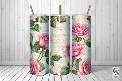 Vintage Pink Roses Seamless Patterns Product Image 3
